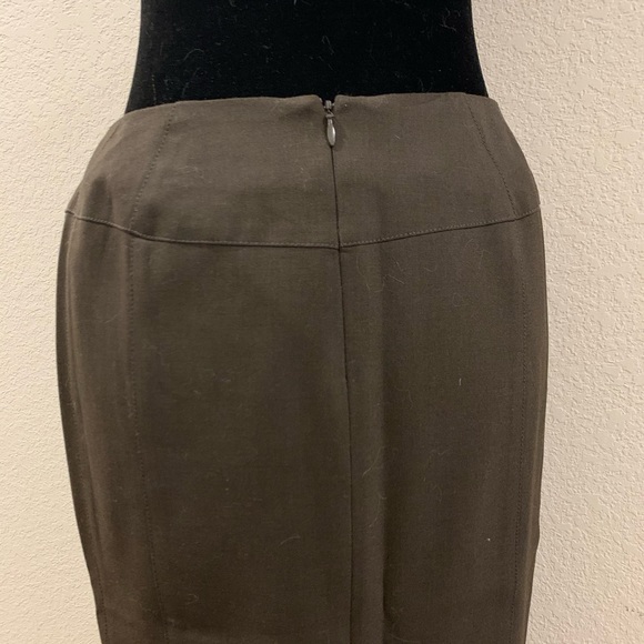 Chocolate Brown Pencil Skirt - Picture 4 of 4